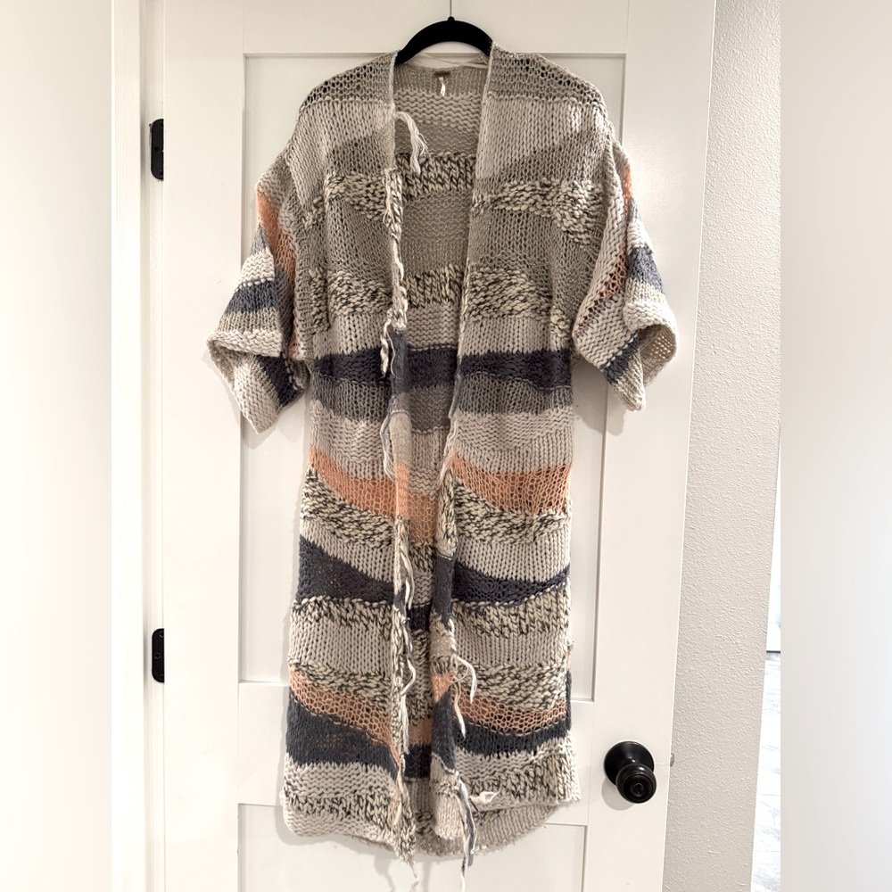 Free People Knit Duster Sweater, size XS
